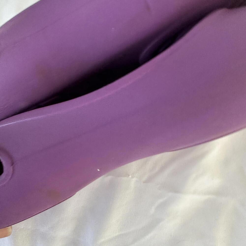 Crocs Women's Slingback Olivia Flats Comfort Slip on Shoes - Purple - Size 9 - Picture 6 of 6